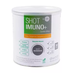 Shot Imuno +<BR>- Tangerina, Gengibre & Cúrcuma<BR>- 200g<BR>- Divinitè Nutricosméticos
