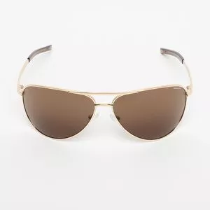 Óculos De Sol Aviador<BR>- Marrom & Dourado<BR>- Smith