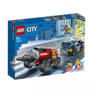 LEGO® Polícia de Elite: Perseguição de Carro Perfurador<BR>- Azul & Vermelho<BR>- 8Pçs