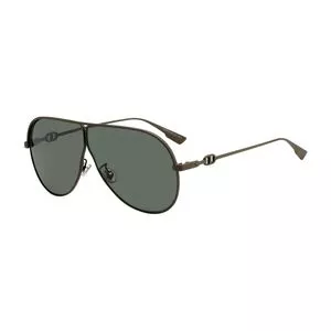 Óculos De Sol Aviador<BR>- Verde Militar & Cinza Escuro<BR>- Dior