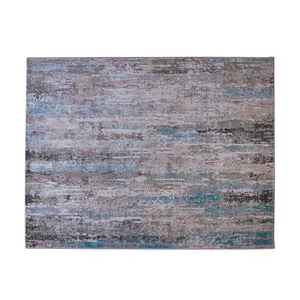 Tapete Artemis Abstrato<BR>- Marrom Claro & Azul Escuro<BR>- 300x250cm<BR>- Niazitex
