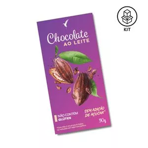 Kit De Chocolate Com Colágeno<BR>- Chocolate Ao Leite<BR>- 5 Unidades<BR>- Eleve Life