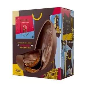 Ovo De Chocolate Meio Amargo<BR>- Doce De Leite<BR>- 400g<BR>- Havanna