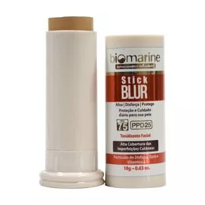 Base Biomarine Stick Blur FPS 75<BR>- Chocolate<BR>- 18g<BR>- Biomarine
