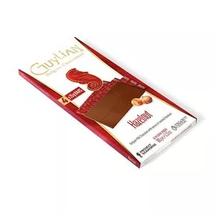 Barra De Chocolate Belga Ao Leite<BR>- Avelã<BR>- 100g<BR>- Guylian