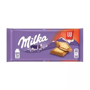 Biscoito Com Chocolate Milka & Lu<BR>- 87g<BR>- Milka