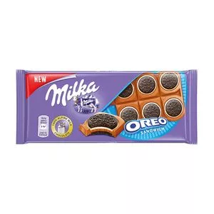 Chocolate Com Bolacha Oreo Sandwich<BR>- 92g<BR>- Milka