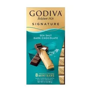 Godiva Signature Sea Salt<BR>- Chocolate Amargo<BR>- 90g<BR>- Godiva