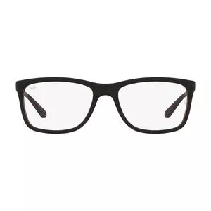 Armação Quadrada Para Óculos De Grau<BR>- Preta<BR>- Ray Ban