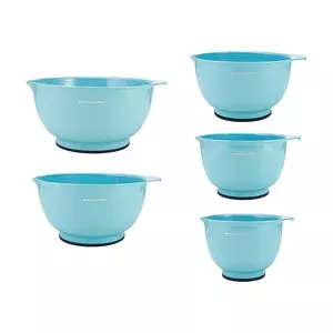 Kit De Bowls<BR>- Azul Claro<BR>- 5Pçs<BR>- Kitchen Aid
