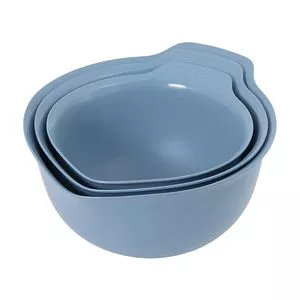 Jogo De Bowls<BR>- Azul<BR>- 3Pçs<BR>- Kitchen Aid