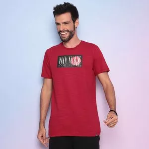 Camiseta No Way<BR>- Vermelha & Preta<BR>- Fido Dido