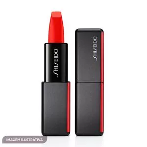 Batom Mate ModernMatte Powder Lipstick<BR>- 509 Flame<BR>- 4g<BR>- Shiseido