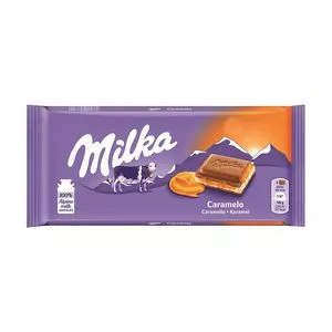 Chocolate Toffee Caramel<BR>- 100g<BR>- Milka