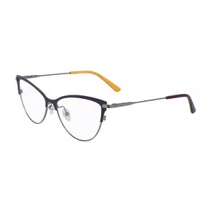 Armação Gatinho Para Óculos De Grau<BR>- Roxa<BR>- Calvin Klein