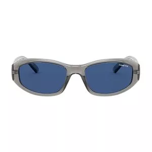 Óculos De Sol Retangular<BR>- Azul Escuro & Cinza Claro<BR>- Arnette