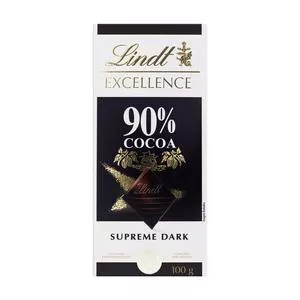Chocolate Excellence Dark<BR>- Amargo 90%<BR>- 100g<BR>- Lindt