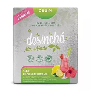 Desinchá Mix De Verão<BR>- Hibiscus Pink Lemonade<BR>- 30 Sachês<BR>- Desinchá
