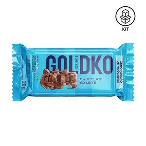 Chocolate Ao Leite<BR>- 10 Unidades<BR>- GoldKo