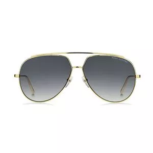 Óculos De Sol Aviador<BR>- Dourado & Cinza Escuro<BR>- Marc Jacobs