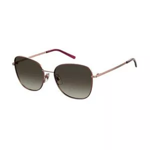 Óculos De Sol Gatinho<BR>- Marrom Escuro & Dourada<BR>- Marc Jacobs