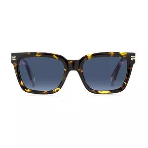 Óculos De Sol Retangular<BR>- Azul & Marrom Escuro<BR>- Marc Jacobs