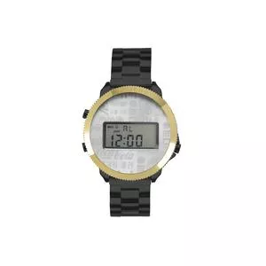 Relógio Digital TWJH02AX-T4P<BR>- Preto & Dourado<BR>- Touch
