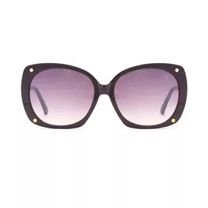 Óculos De Sol Quadrado<BR>- Roxo & Preto