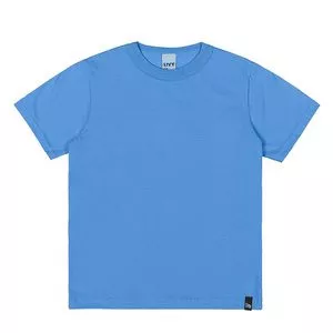 Camiseta Lisa<BR>- Azul<BR>- Livy Malhas
