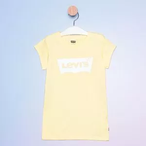 Blusa Infantil Levi's<BR>- Amarelo Claro & Branca<BR>- Levi's
