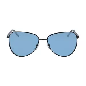 Óculos De Sol Aviador<BR>- Azul & Preto<BR>- DKNY