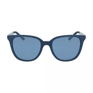 Óculos De Sol Arredondado<BR>- Azul Marinho & Azul Escuro<BR>- DKNY
