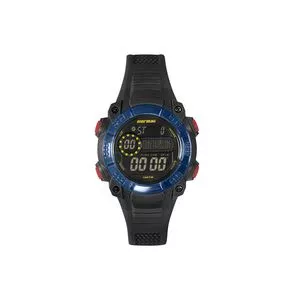 Relógio Digital MO7580AA-8P<BR>- Preto & Azul<BR>- Mormaii