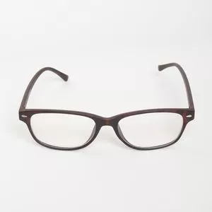 Armação Retangular Para Óculos De Grau<BR>- Marrom Escuro & Marrom<BR>- Triton Eyewear