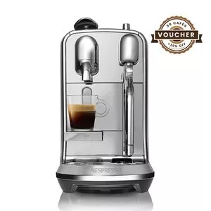 Máquina De Café Espresso Creatista<BR>- Prateada<BR>- 30x20x40cm<BR>- 1,5L<BR>- 127V<BR>- 1600W<BR>- Nespresso