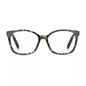 Armação Retangular Para Óculos De Grau<BR>- Marrom Escuro & Azul Claro<BR>- Marc Jacobs