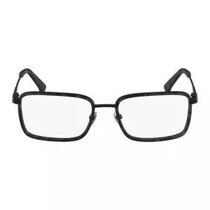 Armação Retangular Para Óculos De Grau<BR>- Preta<BR>- Calvin Klein