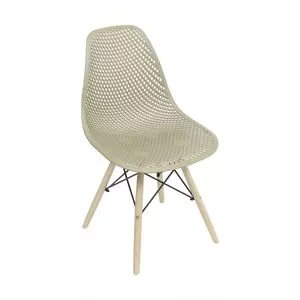 Cadeira Eames Colmeia<BR>- Fendi & Madeira Clara<BR>- 82,5x46,5x42cm<BR>- Or Design