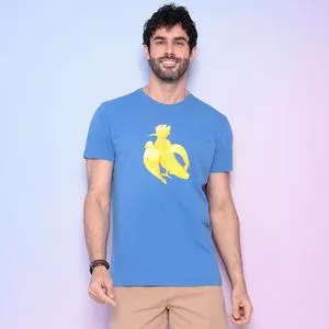 Camiseta Banana<BR>- Azul & Amarela