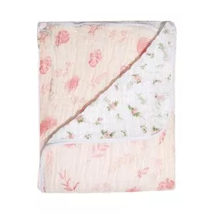 Cobertor Soft Bamboo Dupla Face<BR>- Rosa Claro & Rosa<BR>- 110x90cm<BR>- 116 Fios<BR>- Papi