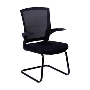 Cadeira Office Milão<BR>- Preta<BR>- 90,5x60x48cm<BR>- Or Design