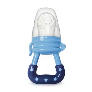 Alimentador Para Bebê<BR>- Incolor & Azul<BR>- 10,5xø4,3cm<BR>- Adoleta