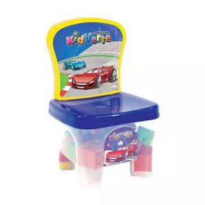 Brinquedo Para Montar Carros<BR>- Amarelo & Azul<BR>- 29Pçs<BR>- Big Star