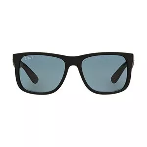 Óculos De Sol Quadrado<BR>- Preto & Azul<BR>- Ray-Ban