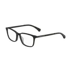 Armação Retangular Para Óculos De Grau<BR>- Preta & Cinza<BR>- Calvin Klein