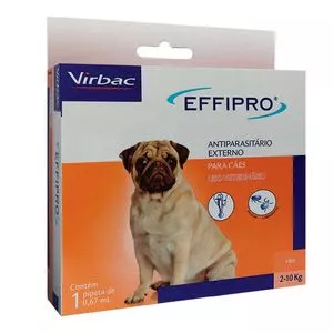 Effipro®<BR>- Uso Tópico<BR>- 1 Pipeta<BR>- Virbac