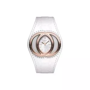 Relógio Analógico V109<BR>- Branco & Rosê Gold<BR>- Versace Relógio