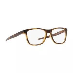 Armação Quadrada Para Óculos De Grau<BR>- Marrom & Amarelo Escuro<BR>- Oakley