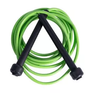 Corda De Pular<BR>- Verde & Preta<BR>- 2x290x0,5cm<BR>- ACTE