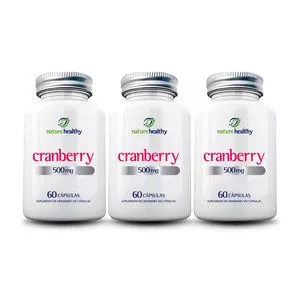 Kit Cranberry 500mg<BR>- 3 Unidades